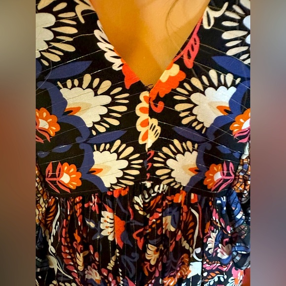 FOREVER 21 Floral Boho Dress Sz M - NWT - Picture 5 of 11